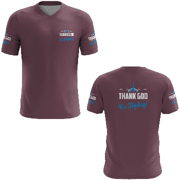 Discover Thank God It's Flyday! Airline Pilot Aviation 3D T Shirts