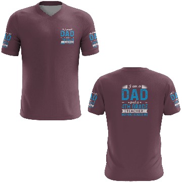Discover I Am A Dad And A 4th Grade Teacher 3D T Shirts