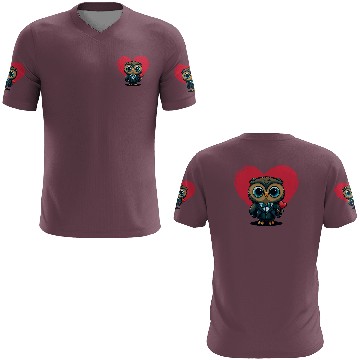Discover Valentine's Day Romance with Adorable Owl Groom 3D T Shirts
