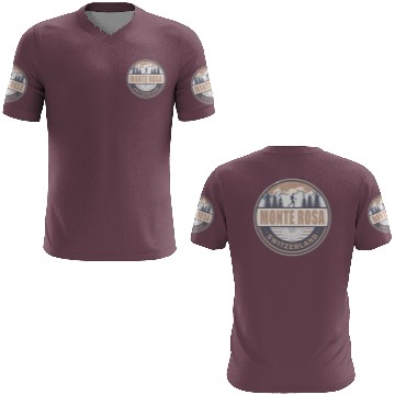 Discover Monte Rosa Switzerland Swiss Alps Vintage Hiking 3D T Shirts