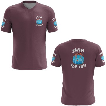 Discover Swim For Fun Swimming Pool Plunge Swimmers Water 3D T Shirts
