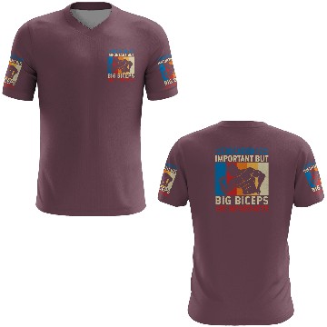 Discover Education Is Important Big Biceps Are Importanter 3D T Shirts
