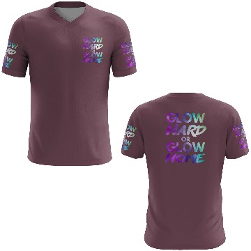 Discover Glow Hard Or Glow Home | Neon colors 3D T Shirts
