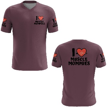 Discover I Love Muscle Mommies 3D T Shirts