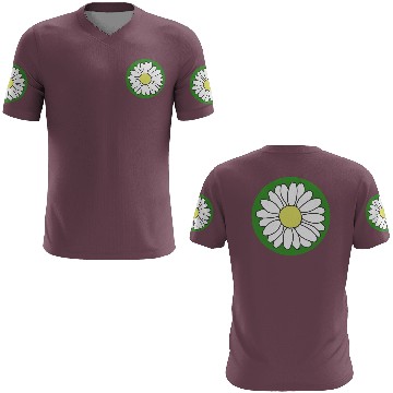 Discover Cute flower in green circle 3D T Shirts