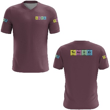 Discover Science Teacher Chemical Elements 3D T Shirts