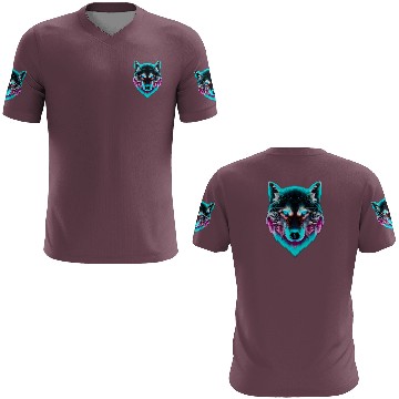 Discover Leader of the Synthwave Wolf Pack! 3D T Shirts