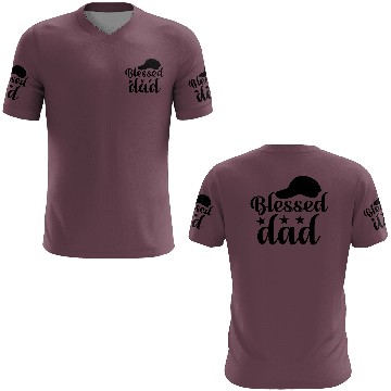 Discover Blessed dad 2 01 3D T Shirts