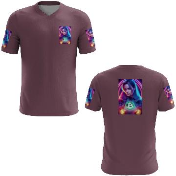 Discover Bitcoin Woman 3D T Shirts