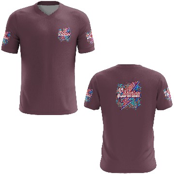 Discover Leopard Lightning Bolt Librarian Teacher Book 3D T Shirts