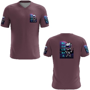 Discover Chibi Mecha: A Cute Cyberpunk Design 3 3D T Shirts