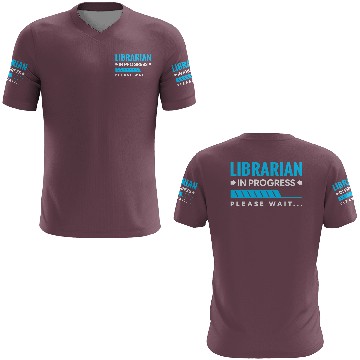 Discover Funny Librarian In Progress Library Science 3D T Shirts