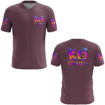 Discover K Is For Kindergarten Teacher Tie Dye Back to Scho 3D T Shirts