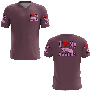 Discover I Love My Axolotl 3D T Shirts