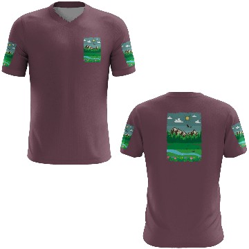 Discover Peaceful Nature Scenery 3D T Shirts