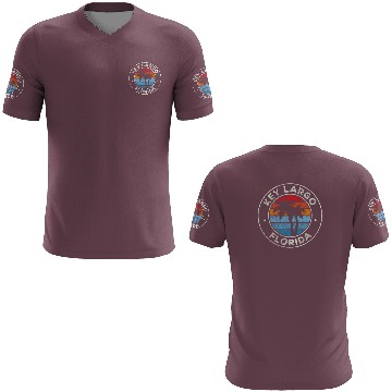 Discover Key Largo Florida Fl 70S 3D T Shirts