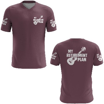 Discover Ukulele My Retirement Plan Instrument Image 3D T Shirts