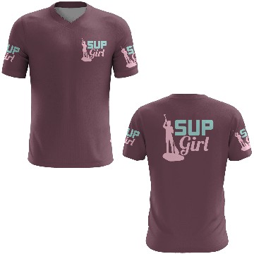 Discover SUP Girl Stand Up Paddle Board 3D T Shirts
