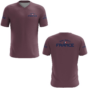 Discover Distressed Saint Tropez France With French Flag 3D T Shirts