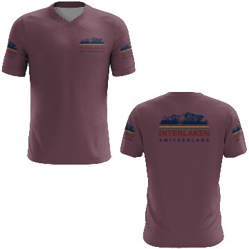 Discover Switzerland Interlaken Swiss Mountain Climbing 3D T Shirts
