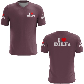 Discover I Love Dilfs I Heart Dilfs 3D T Shirts