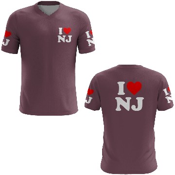 Discover I Love Nj Heart New Jersey 3D T Shirts