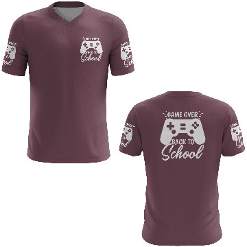 Discover Game Over Back To School 3D T Shirts