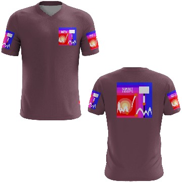 Discover Basketball Gift: Sunset Hoops 3D T Shirts