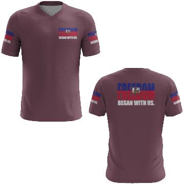 Discover Haitian Pride Freedom Began With Us Haiti 3D T Shirts