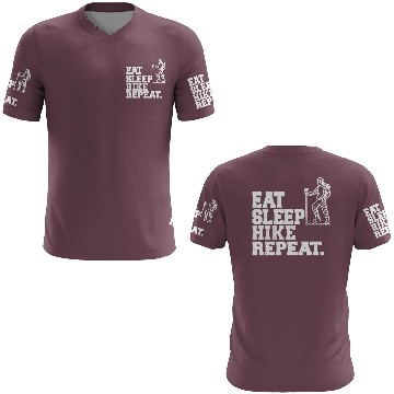 Discover Eat Sleep Hike Repeat Hiker Hiking 3D T Shirts