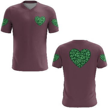 Discover St Patric Day Shamrock Clover Heart Irish 3D T Shirts