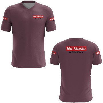 Discover No Music On A Dead Planet 3D T Shirts