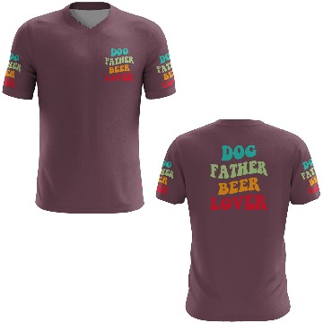 Discover Dog Father Beer Lover Iii 3D T Shirts