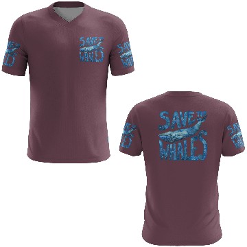 Discover Save The Whales Blue Whale Design 3D T Shirts