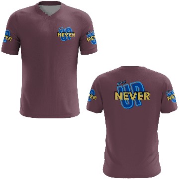 Discover NEVER GIVE UP green 3D T Shirts
