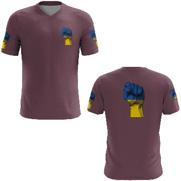 Discover Ukraine Fist Flag Ukraine Flag 3D T Shirts