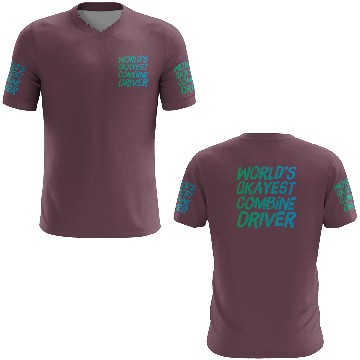 Discover World s Okayest Combine Driver Fun Farming 3D T Shirts