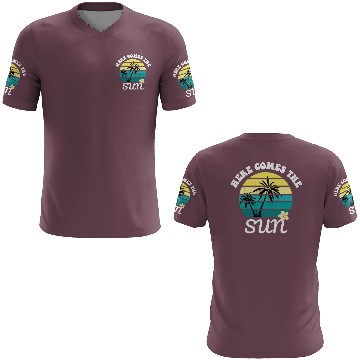 Discover Here comes the sun Summer vacation 3D T Shirts