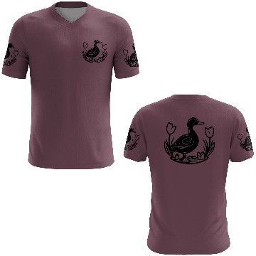 Discover Duck Bird Nature Pond 3D T Shirts