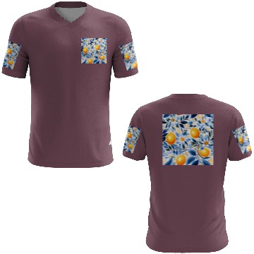 Discover Yellow Lemon Floral Detailed Summer Collection 01 3D T Shirts
