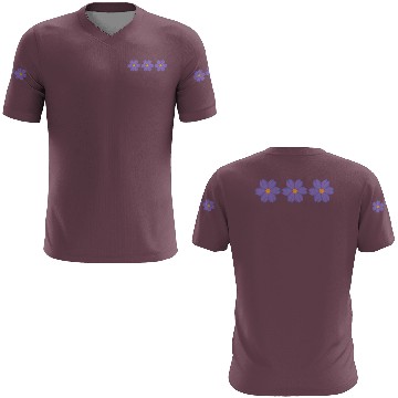 Discover PURPLE FLOWERS 3D T Shirts