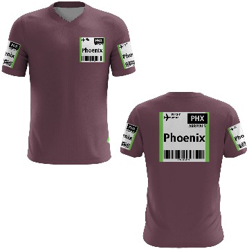 Discover airplane ticket phoenix 3D T Shirts