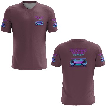 Discover Techno Music Detroit 3D T Shirts