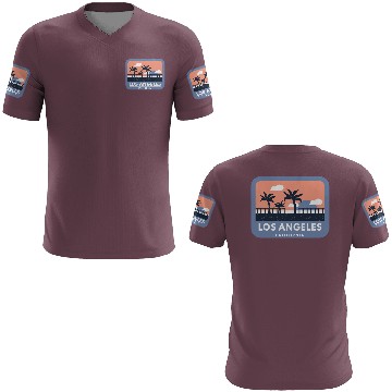 Discover Los Angeles California 3D T Shirts