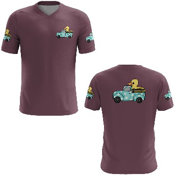 Discover Duck Swimming Ring 3D T Shirts