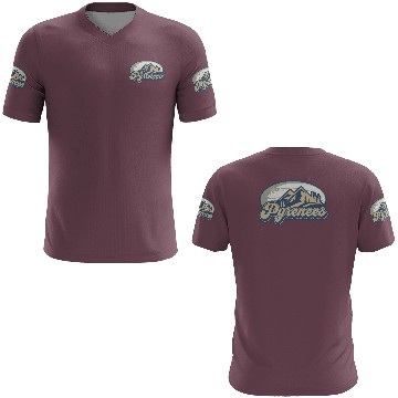 Discover Pyrenees France Vintage Mountains 3D T Shirts
