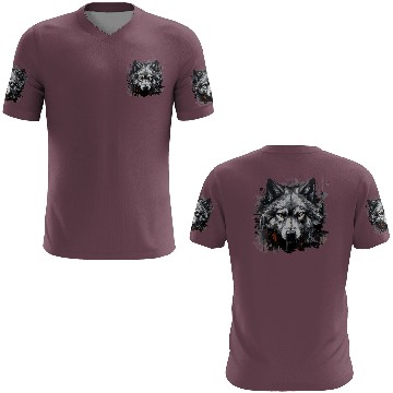 Discover The Lone Wolf. Urban Hunter, Graffiti Style. 3D T Shirts