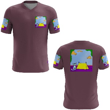 Discover Cat Camping In Nature 3D T Shirts