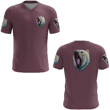 Discover Angry Polar Bear 3D T Shirts