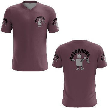 Discover Saxophone Robot Text 3D T Shirts